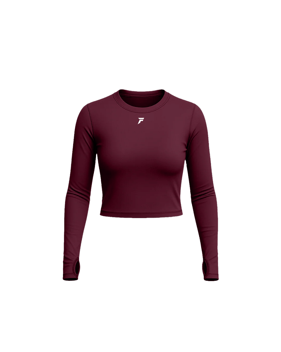 Vital Long Sleeve Crop Top