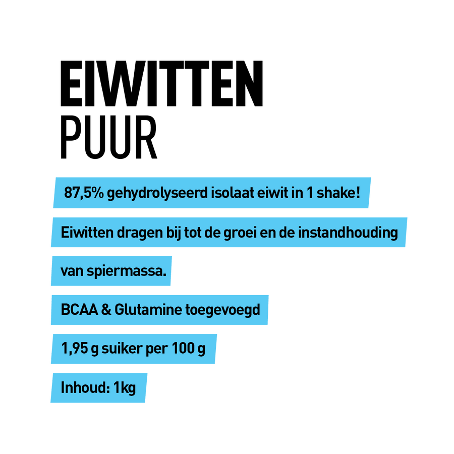 Whey Hydrolisaat (eiwitten puur)